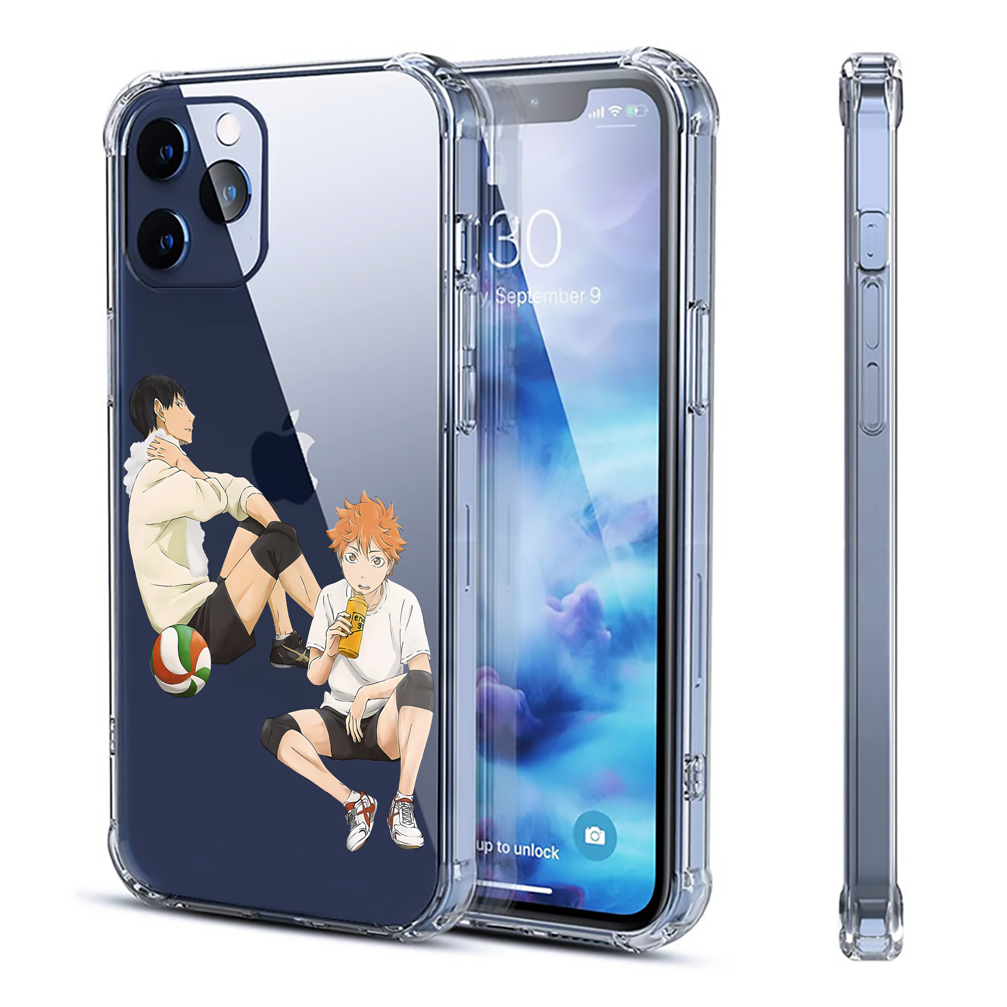 ハイキュー!! Haikyu!! 【iPhone 12シリーズ対応】透明スマホケース（クリアソフトケース）
